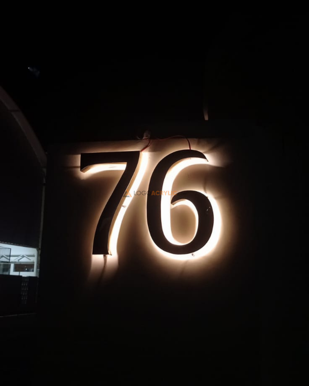 logo stainless backlight