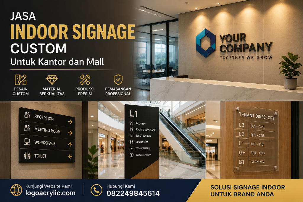 jasa indoor signage