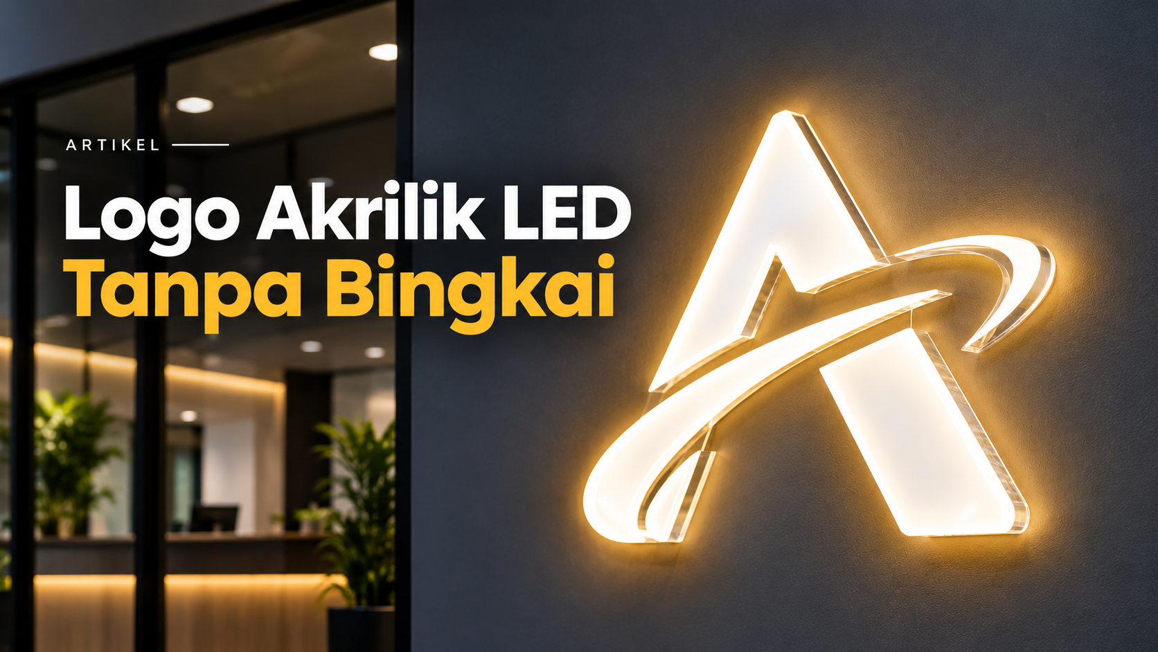 logo akrilik LED